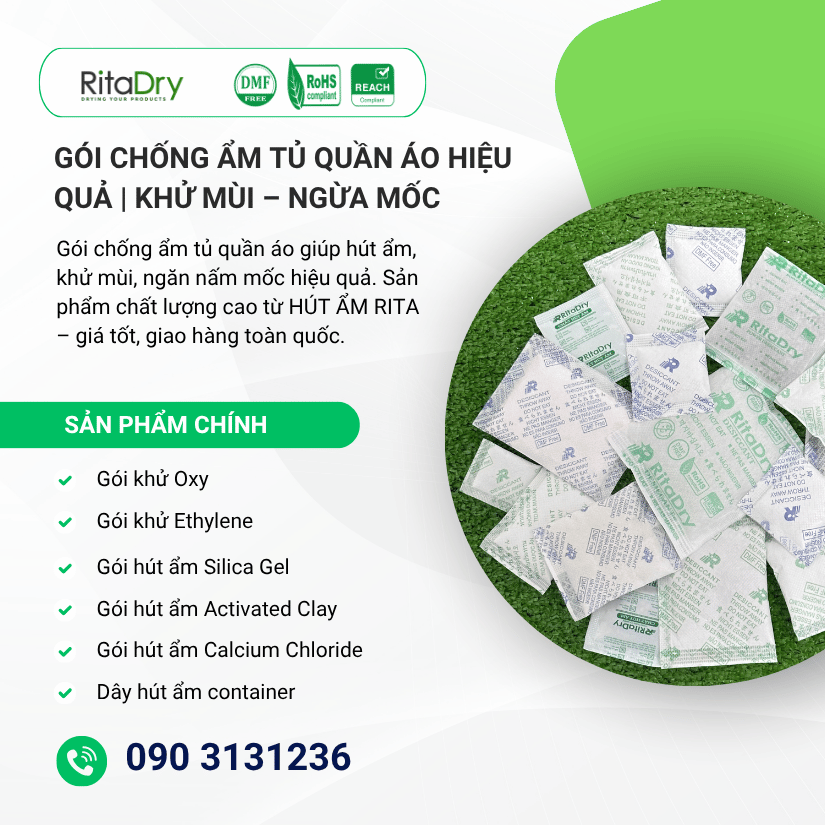 Gói Chống Ẩm Tủ Quần Áo Hiệu Quả | Khử Mùi – Ngừa Mốc