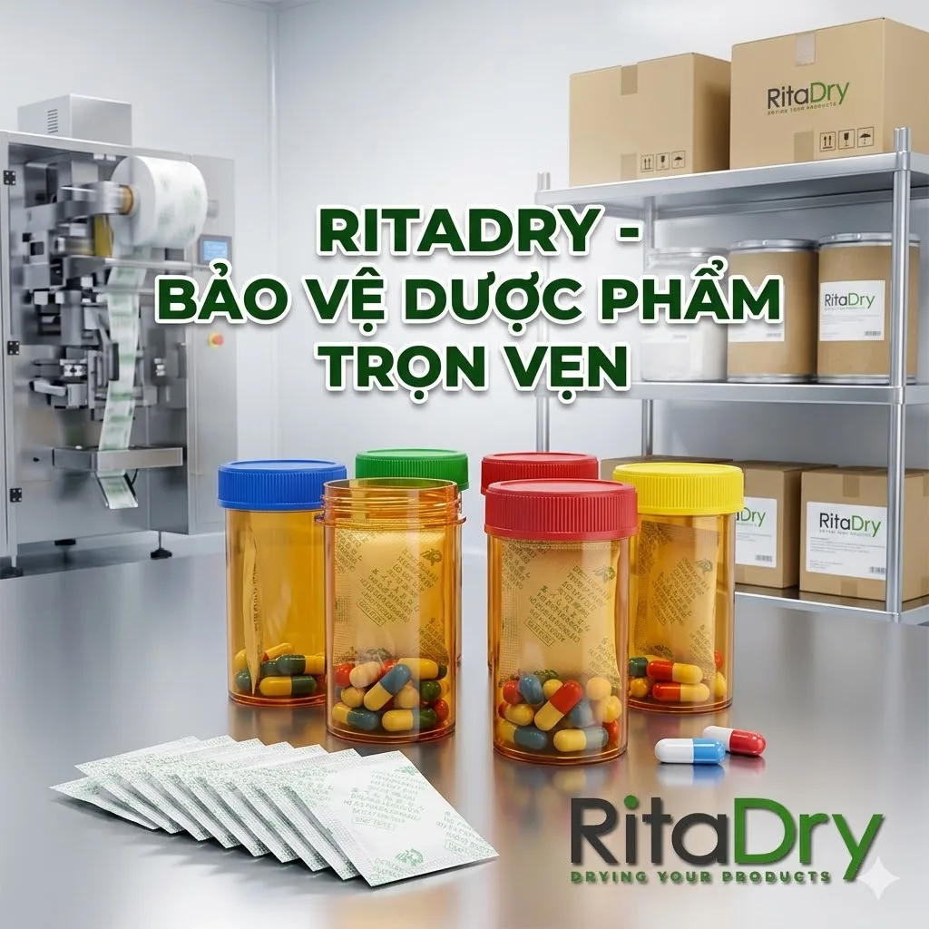 Ứng Dụng Gói Hút Ẩm Silica Gel Trong Ngành Dược Phẩm