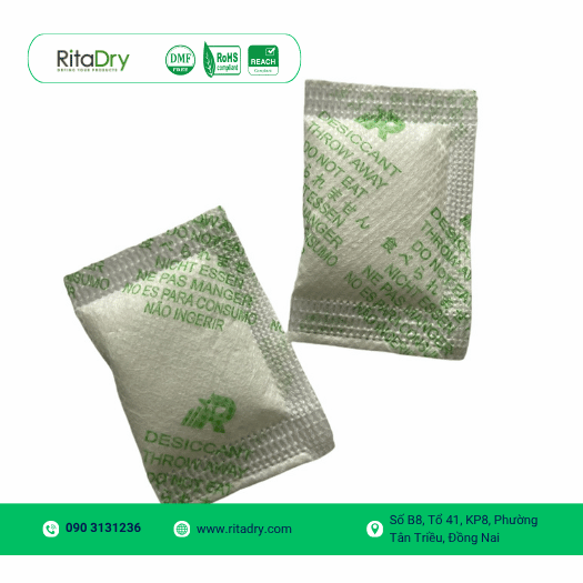 Gói hút ẩm silica gel