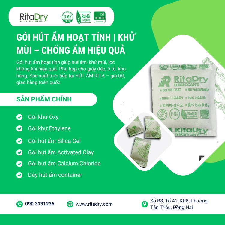 Gói Hút Ẩm Hoạt Tính | Khử Mùi – Chống Ẩm Hiệu Quả